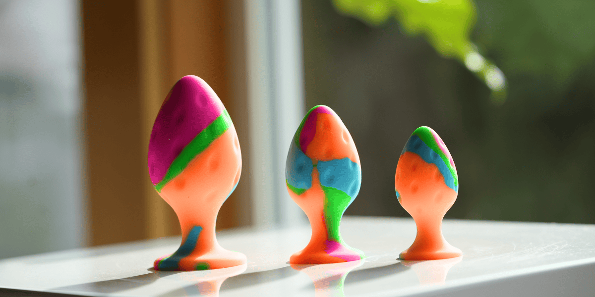 Rainbow Butt Plug